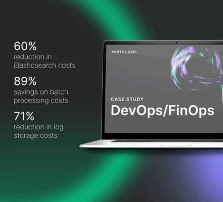 A computer screen displaying a new case study page for a white label